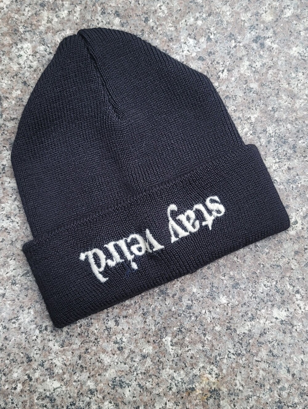 Stay Weird beanie hat